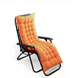 Housse de chaise longue - Ambiance Orange sur fond gris