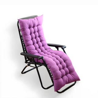 Housse de chaise longue - Ambiance Violet sur fond gris