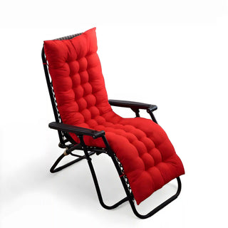 Housse de chaise longue - Ambiance Rouge sur fond gris