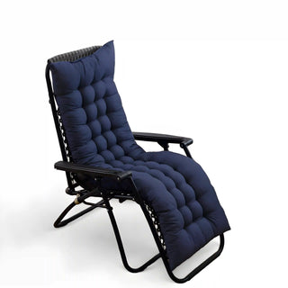 Housse de chaise longue - Ambiance Bleu foncé sur fond gris