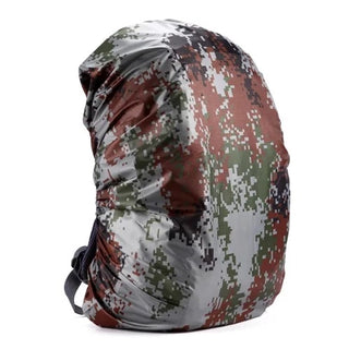 Housse Étanche pour Sac à Dos - Duster Camouflage armé sur fond gris