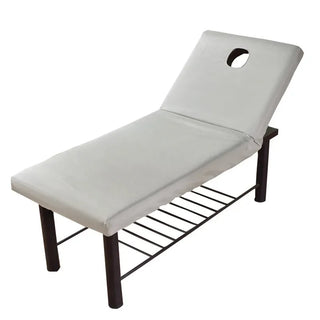 Housse de table de massage - Ninya Gris clair sur fond gris