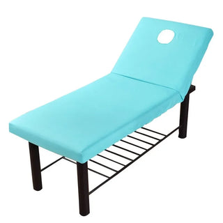 Housse de table de massage - Ninya Bleu ciel sur fond gris