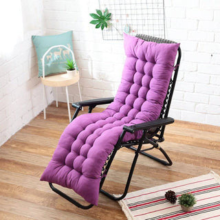 Housse de chaise longue - Ambiance Violet sur fond gris