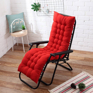 Housse de chaise longue - Ambiance Rouge sur fond gris